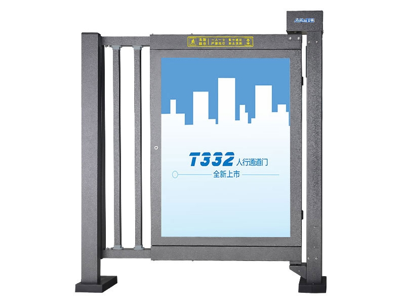 盐城T332D人行通道广告门-闭门器型